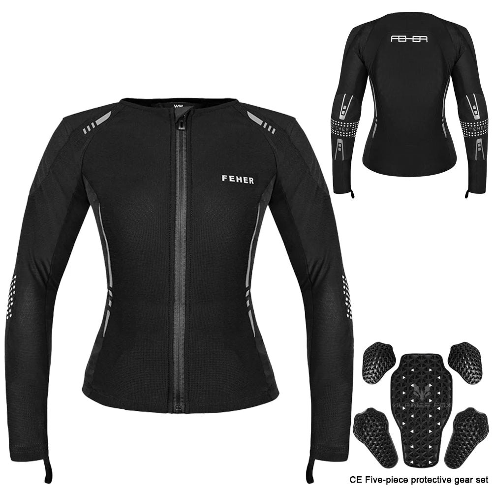 ALPINES FOX Women’s Motorcycle Armor Jacket