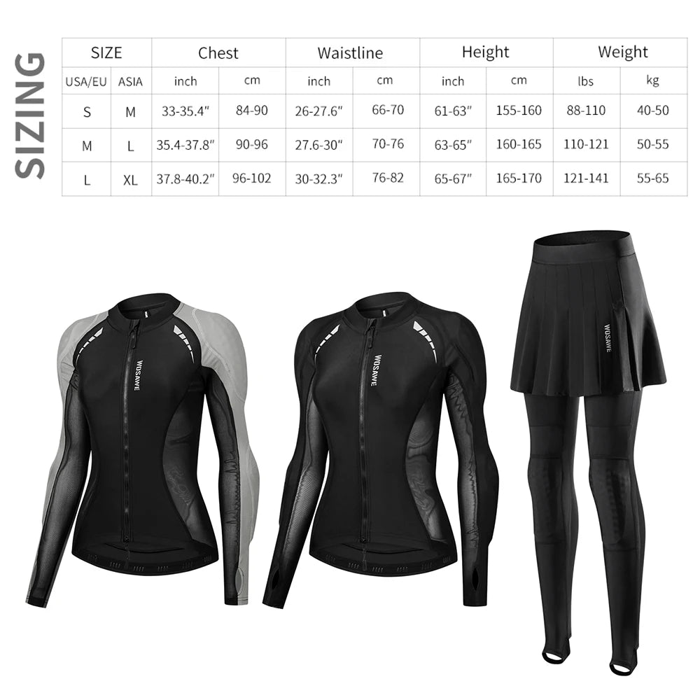 WOSAWE Women’s Motocross Full Body Armor Suit