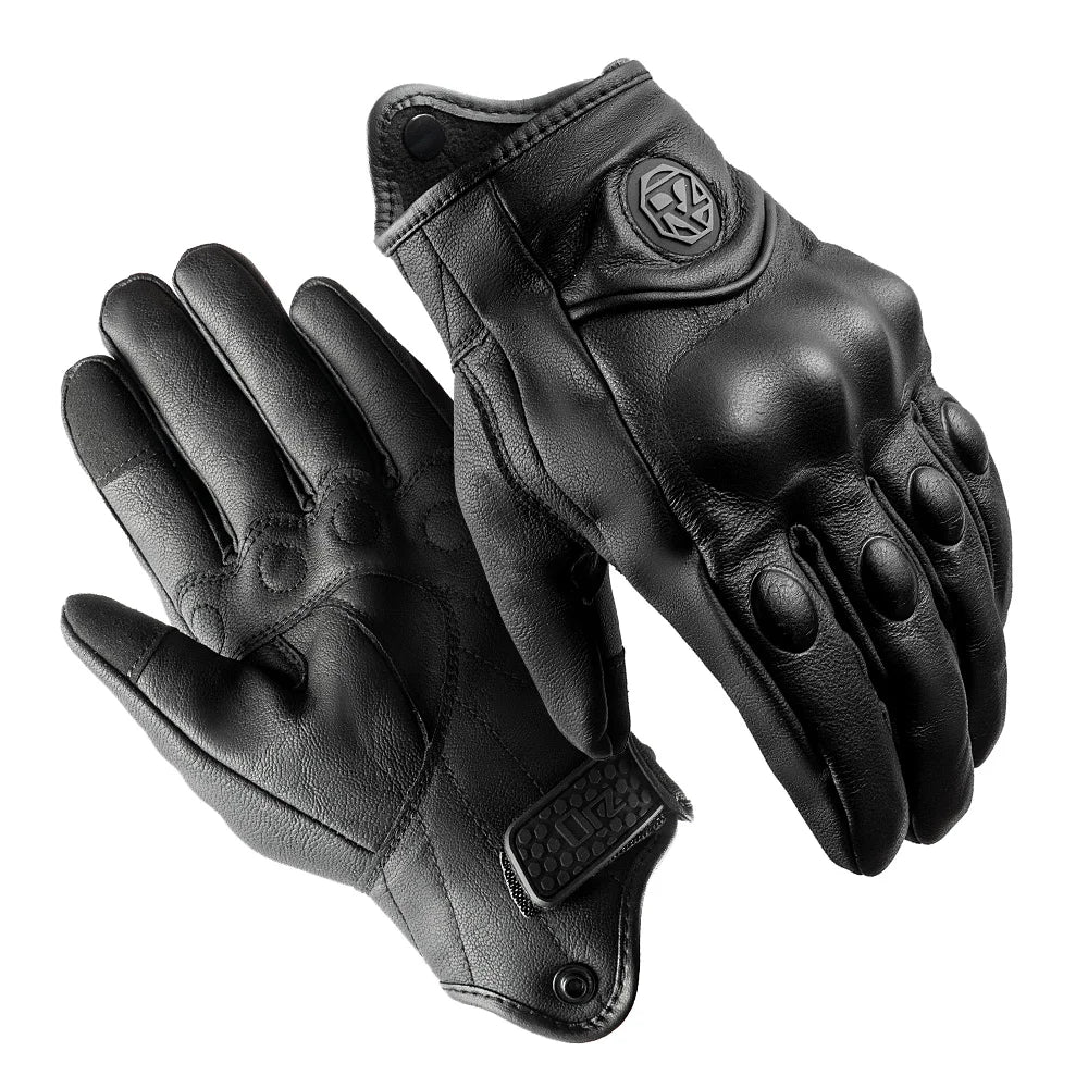 ORZ motorcycle riding gloves, goatskin, full-finger gloves, gloves for motorcycles, gloves