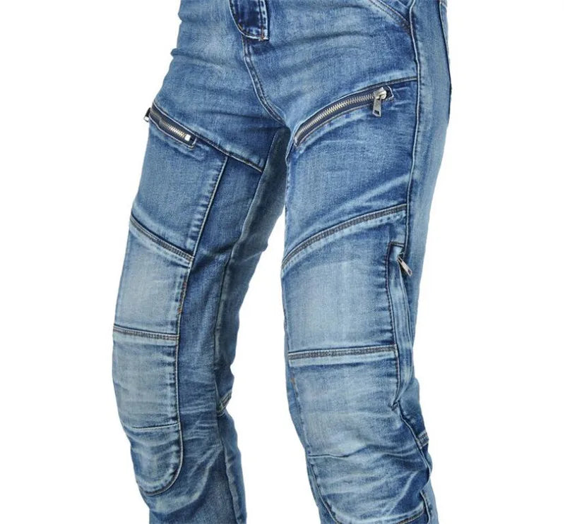 Women’s Motorcycle Jeans – High-Elastic Riding Pants with Protective Pads