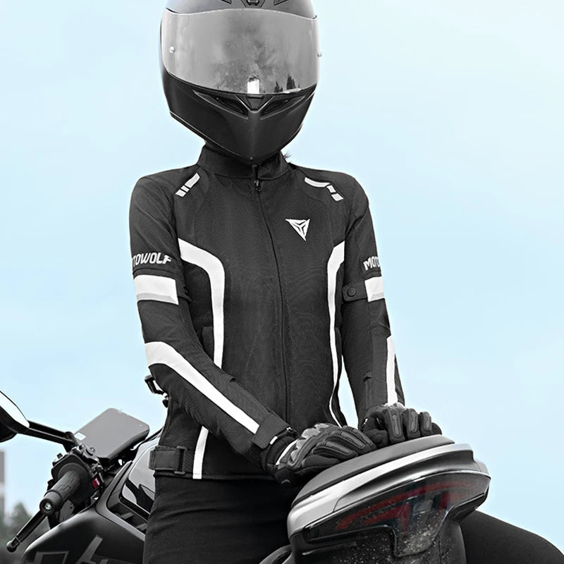 HEROBIKER Women’s Motorcycle Jacket – MDL0517B