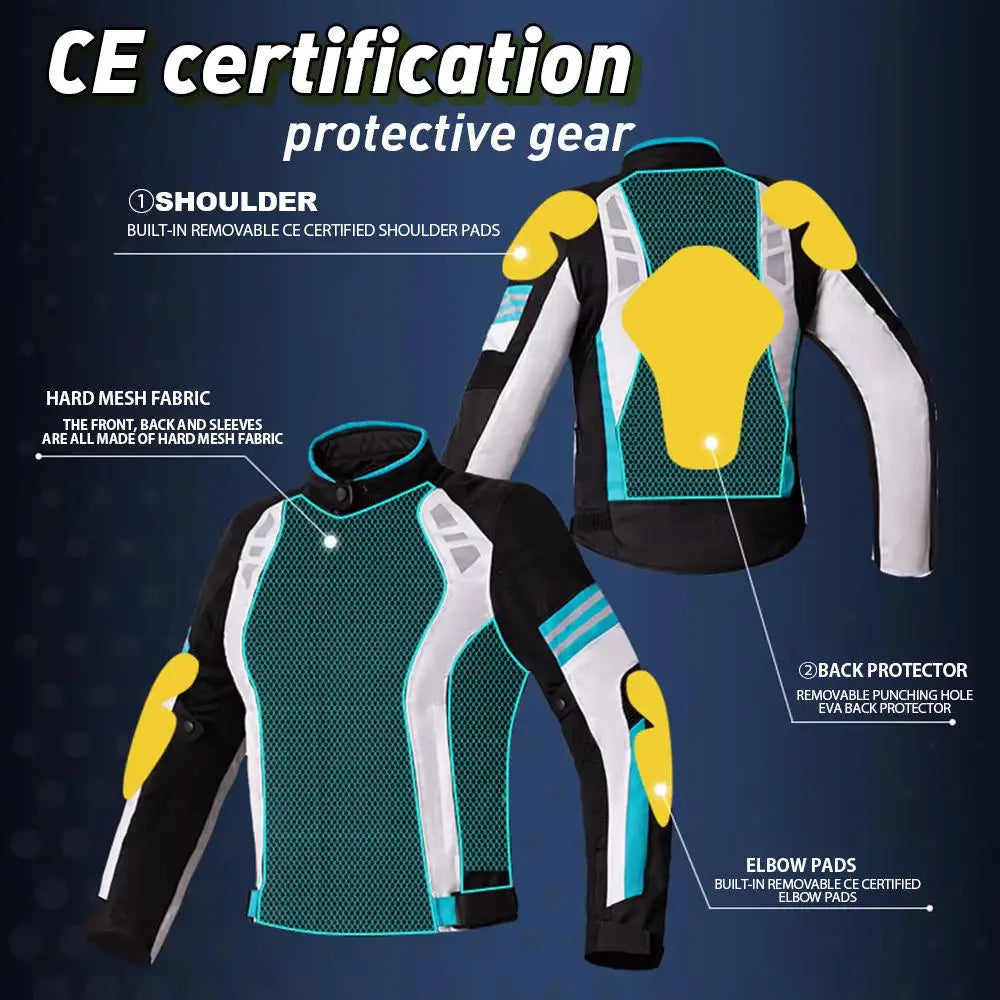 HEROBIKER Women’s Motorcycle Jacket – MDL0517B