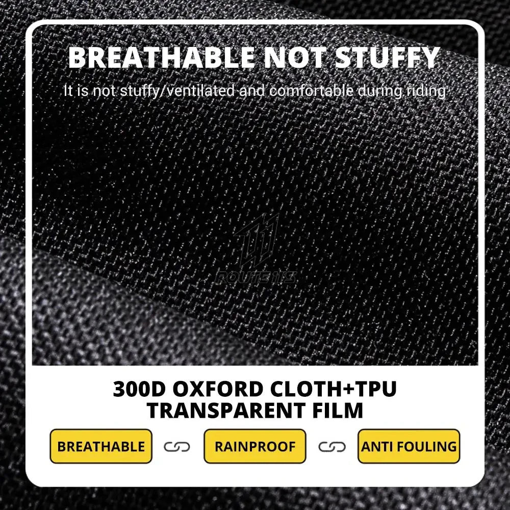 HEROBIKER Waterproof Motorcycle Rain Suit – Jacket &amp; Pants, TPU Waterproof Film, Breathable Mesh, Foldable