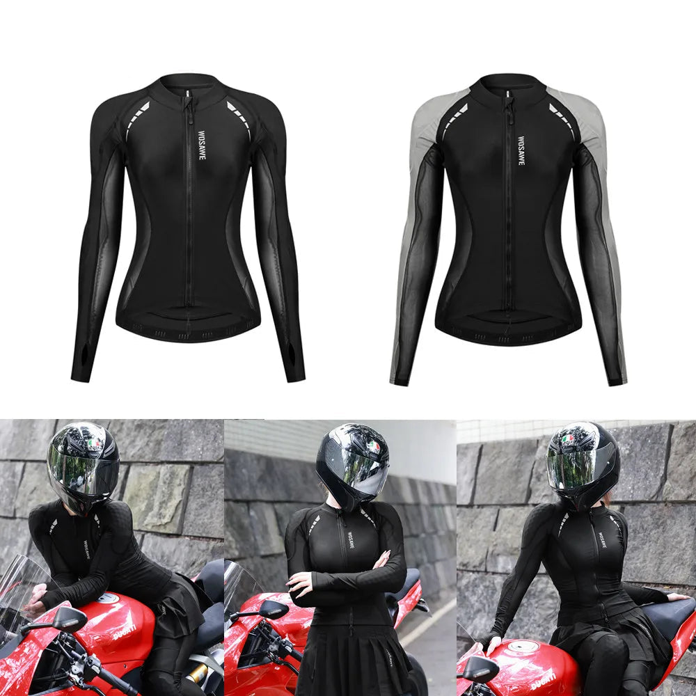 WOSAWE Women’s Motorcycle Soft Armor Jacket