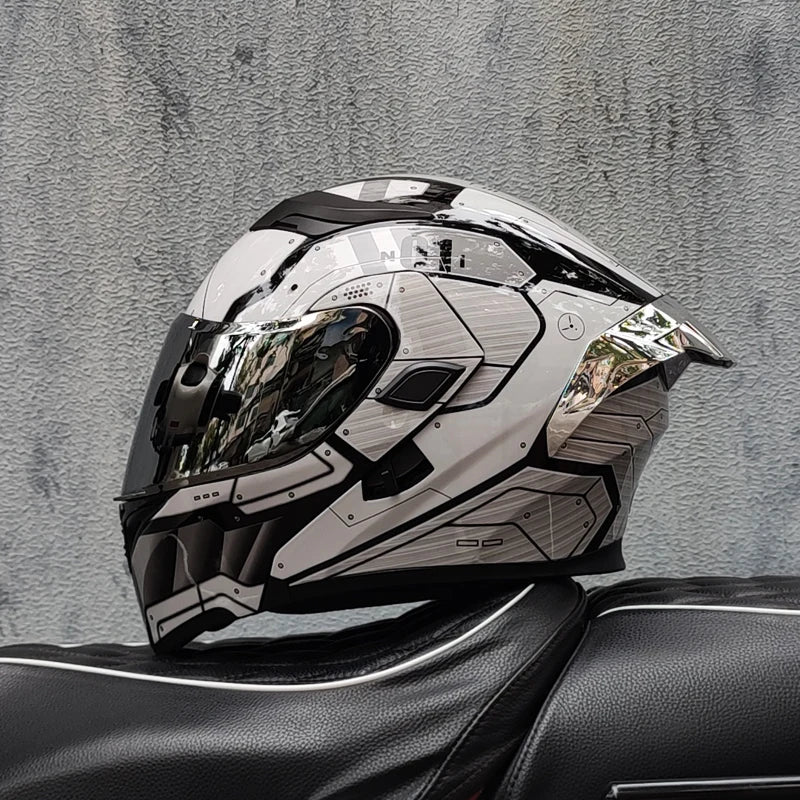 ORZ Modular Flip-Up Double Visor Motorcycle Helmet – 3C + DOT Certified, Dual Visor, 3-Channel Ventilation