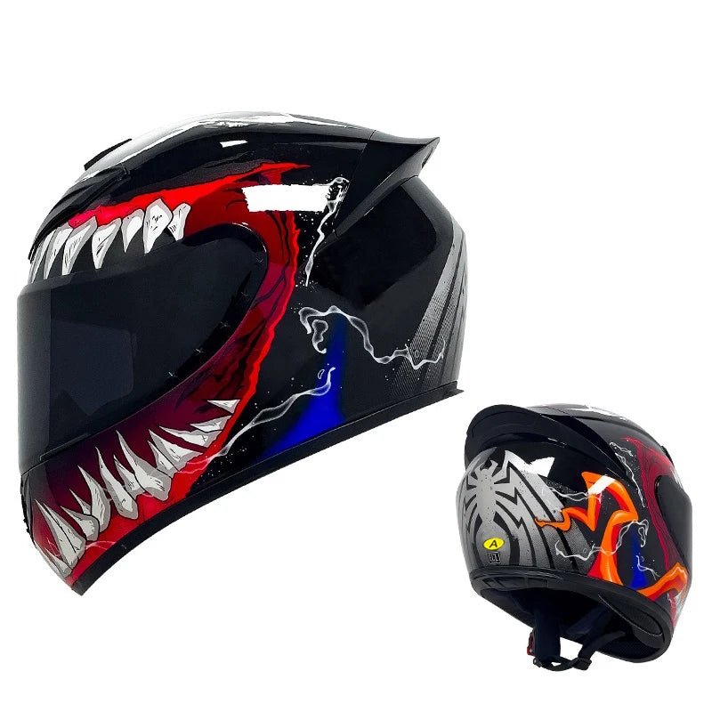 FML DOT Modular Flip-Up Full Face Motorcycle Helmet – Unisex Safety Riding Helmet