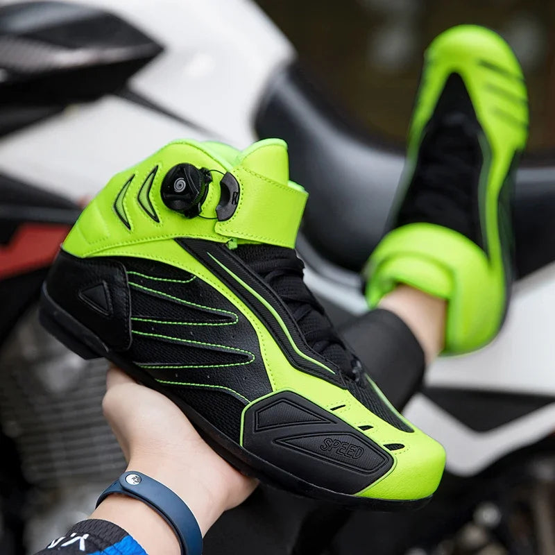 YUYIN Men’s Ankle Boots – Breathable Leather &amp; Spandex Outdoor Shoes