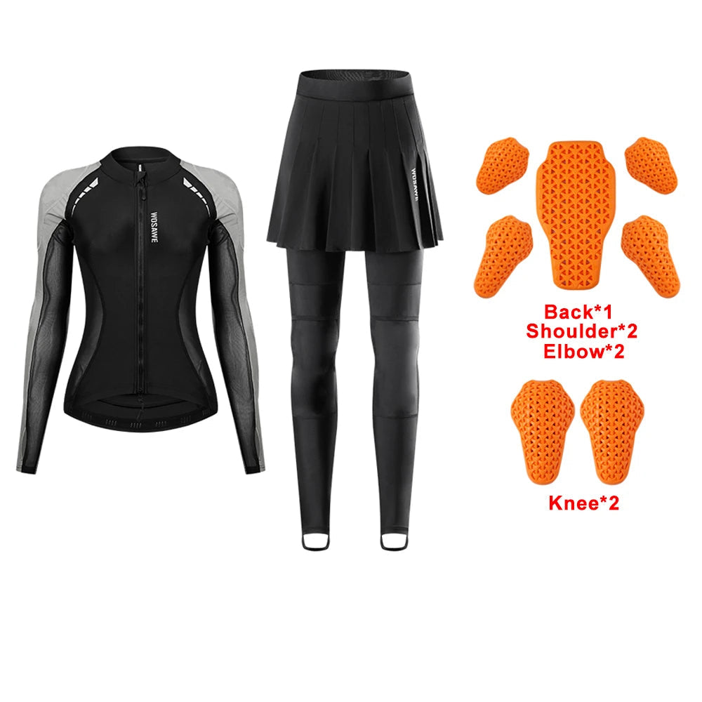 WOSAWE Women’s Motocross Full Body Armor Suit