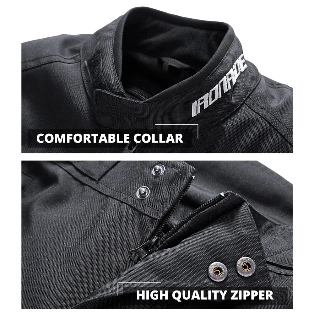 HEROBIKER Unisex Waterproof &amp; Breathable Motorcycle Jacket – CE Protective Gear