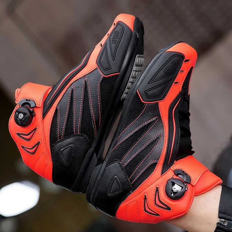 YUYIN Men’s Ankle Boots – Breathable Leather &amp; Spandex Outdoor Shoes