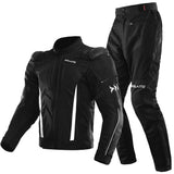 HEROBIKER Motorcycle Jacket &amp; Pants Set – CE-Certified Armor, 600D Oxford, TPU + EVA Protection, Mesh Ventilation